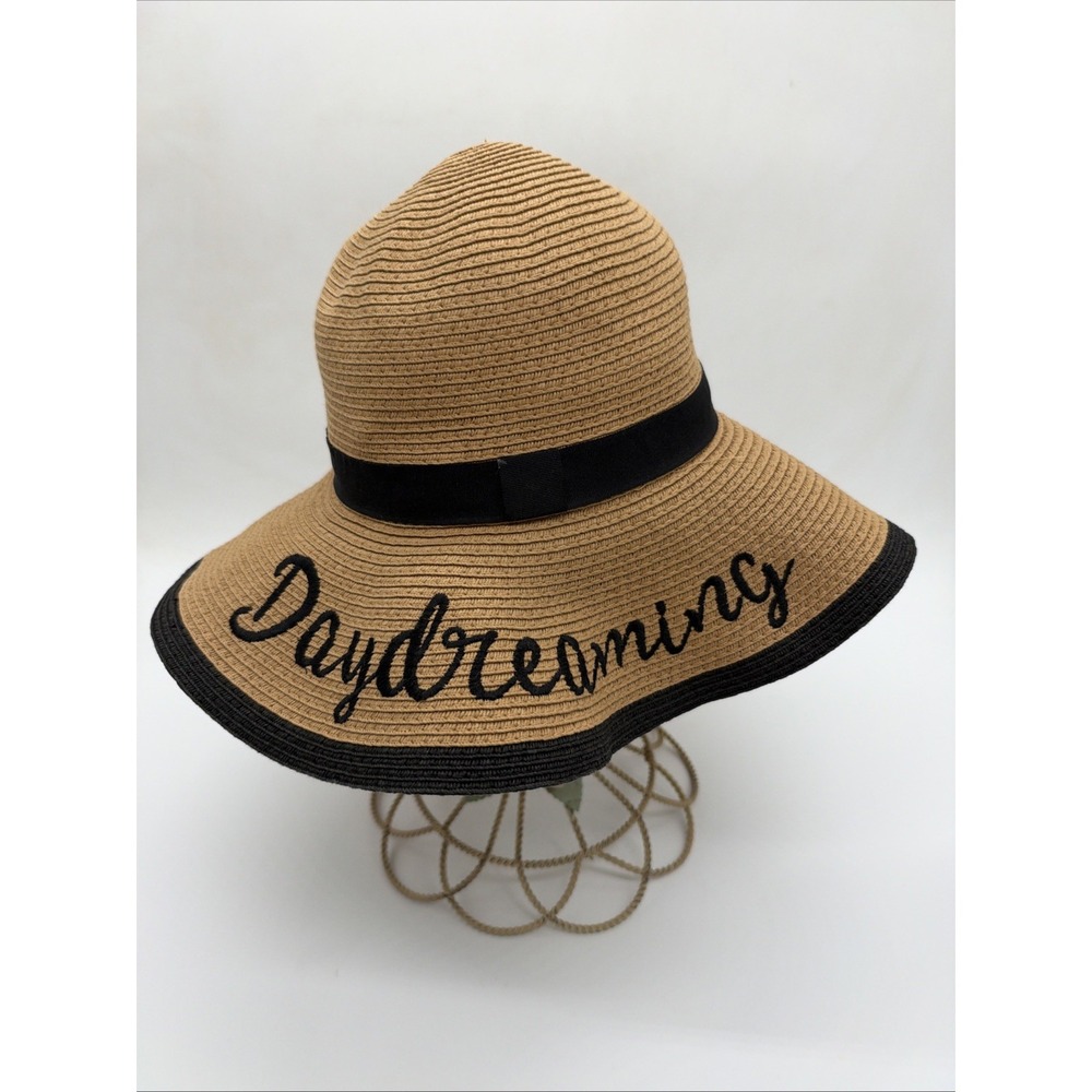 Day Dreaming Floppy Women Sun Hat Adjustable Browns Packable
